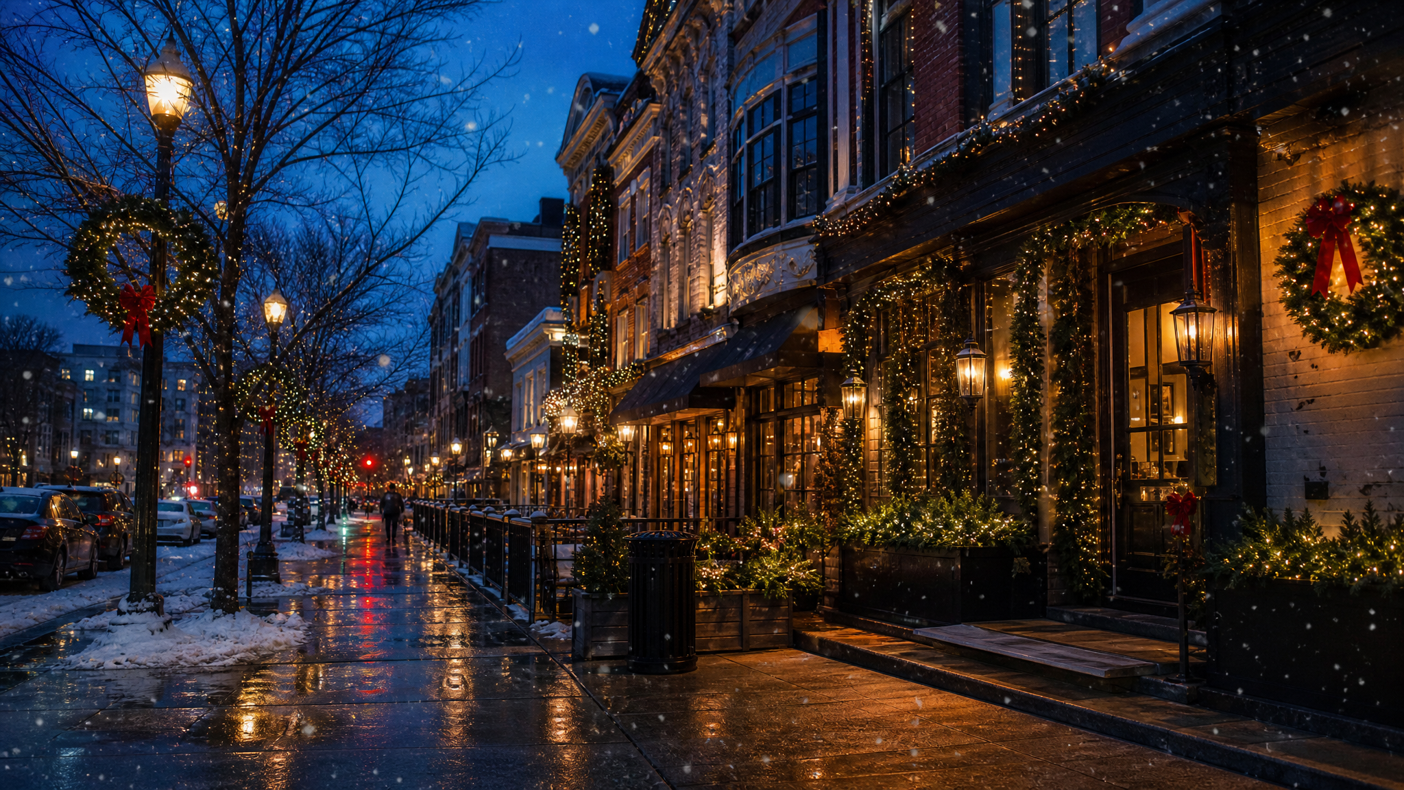Cover image for: Commercial Lighting in Downtown Grand Rapids for the Holidays
