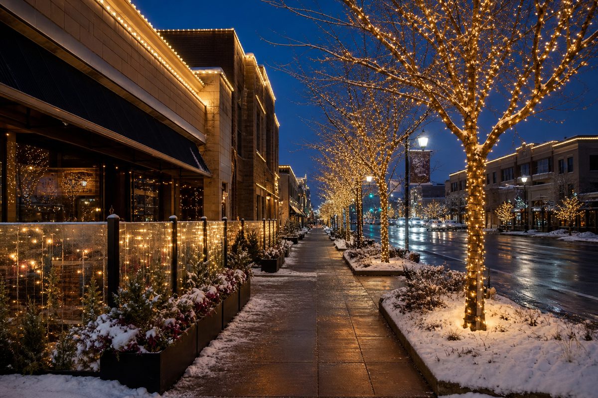 Downtown Holland Retail Corridor lighting project in Holland, MI
