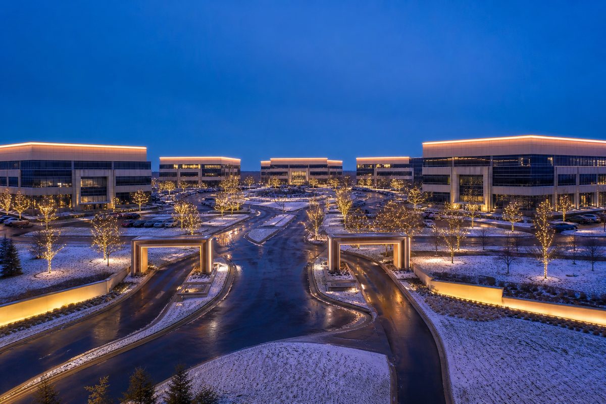 Portage Corporate Campus Annual Contract lighting project in Portage, MI