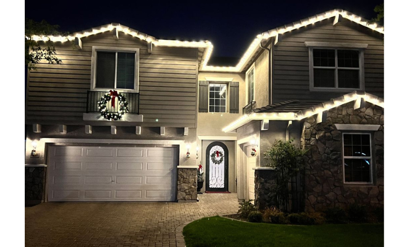 Michigan Lighting Partners crew-installed exterior lighting on a Grand Rapids area property