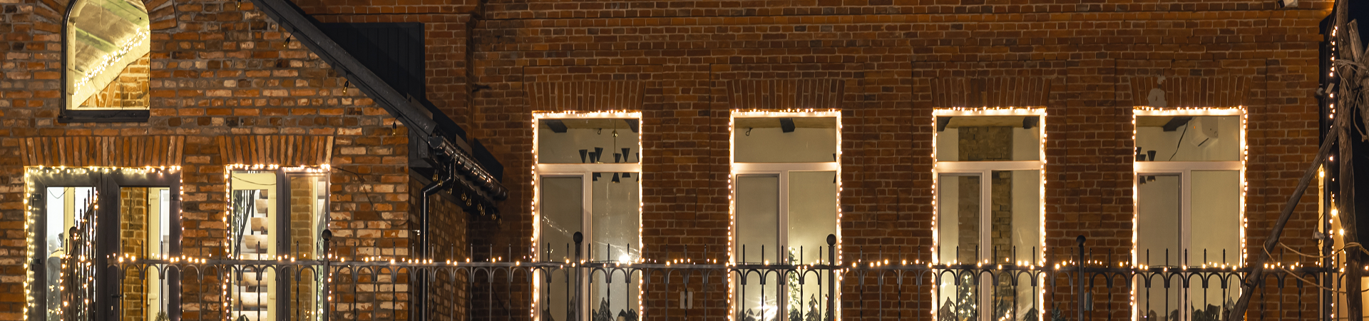 Overview graphic of Michigan Lighting Partners holiday, permanent, and landscape lighting services